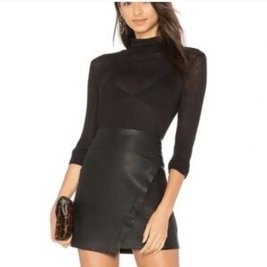 DAVID LERNER NEW YORK Women’s Leather Skirt
